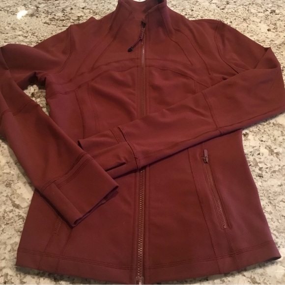 Lululemon Define Burgundy Jacket size 8 - Picture 4 of 6
